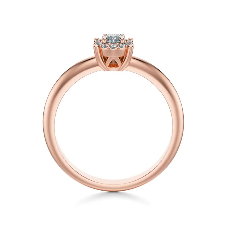 Pierścionek zaręczynowy z diamentami